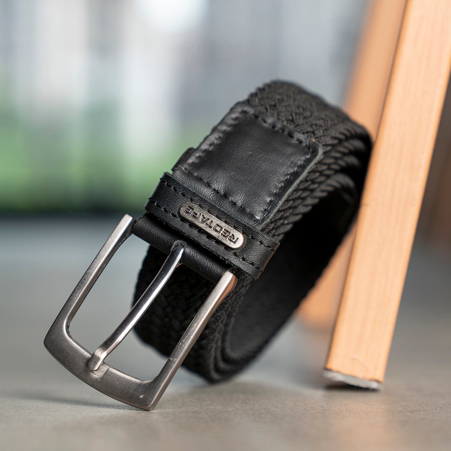 Genuine Black Leather Belt For Men TextuRed Leather Belt