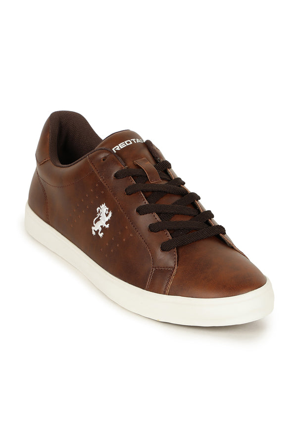 Men Dark Tan Sneakers Redtape