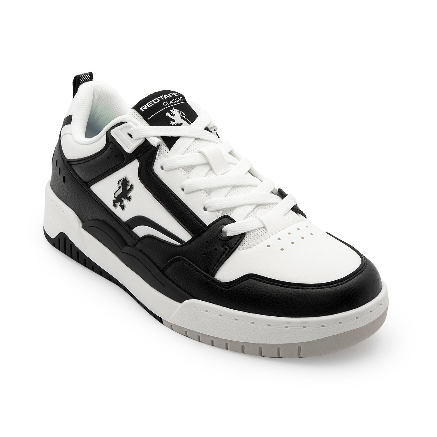 Red Tape Black and White Sneakers for Men