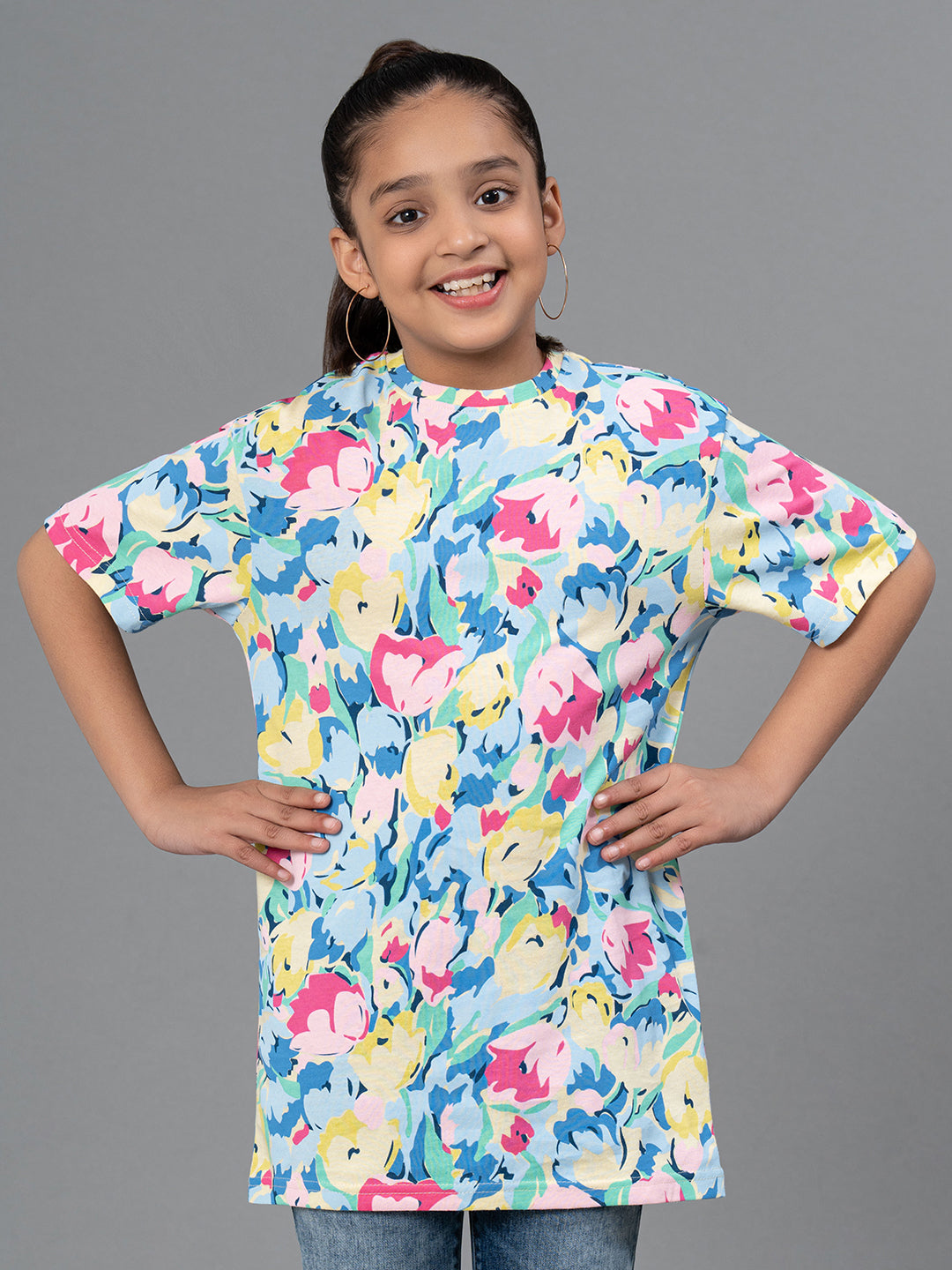 Multi color T-Shirt for Girls | Redtape