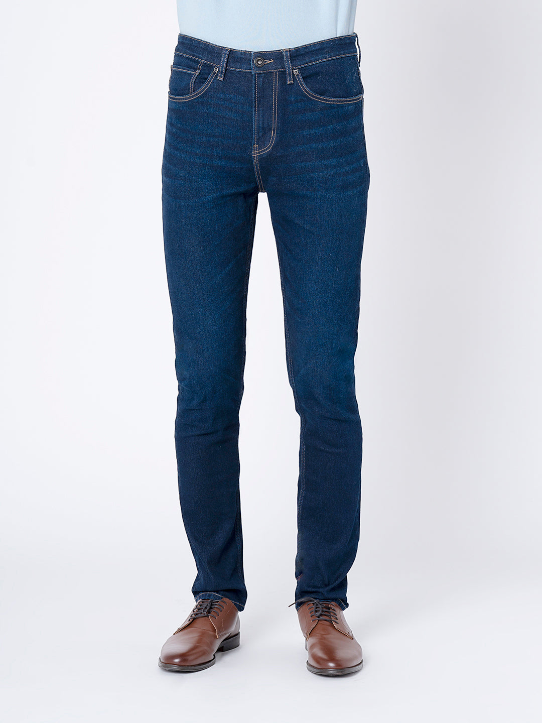 Men's Rinse Blue Skinny Jeans Redtape