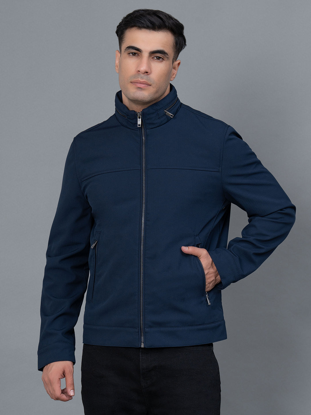 Casual Bomber Jacket for Men Redtape