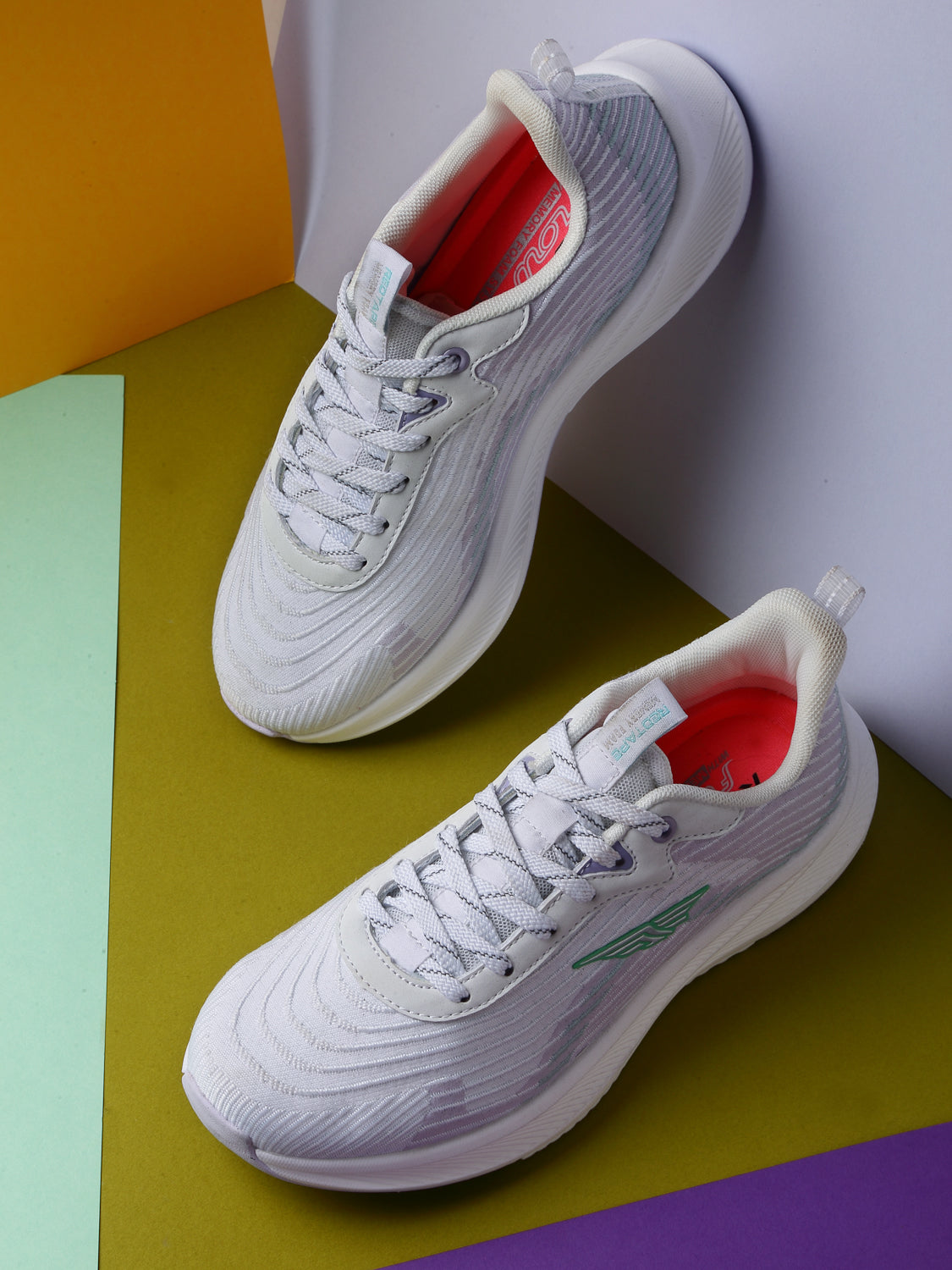 Women White Walking Shoes Redtape - Main Image