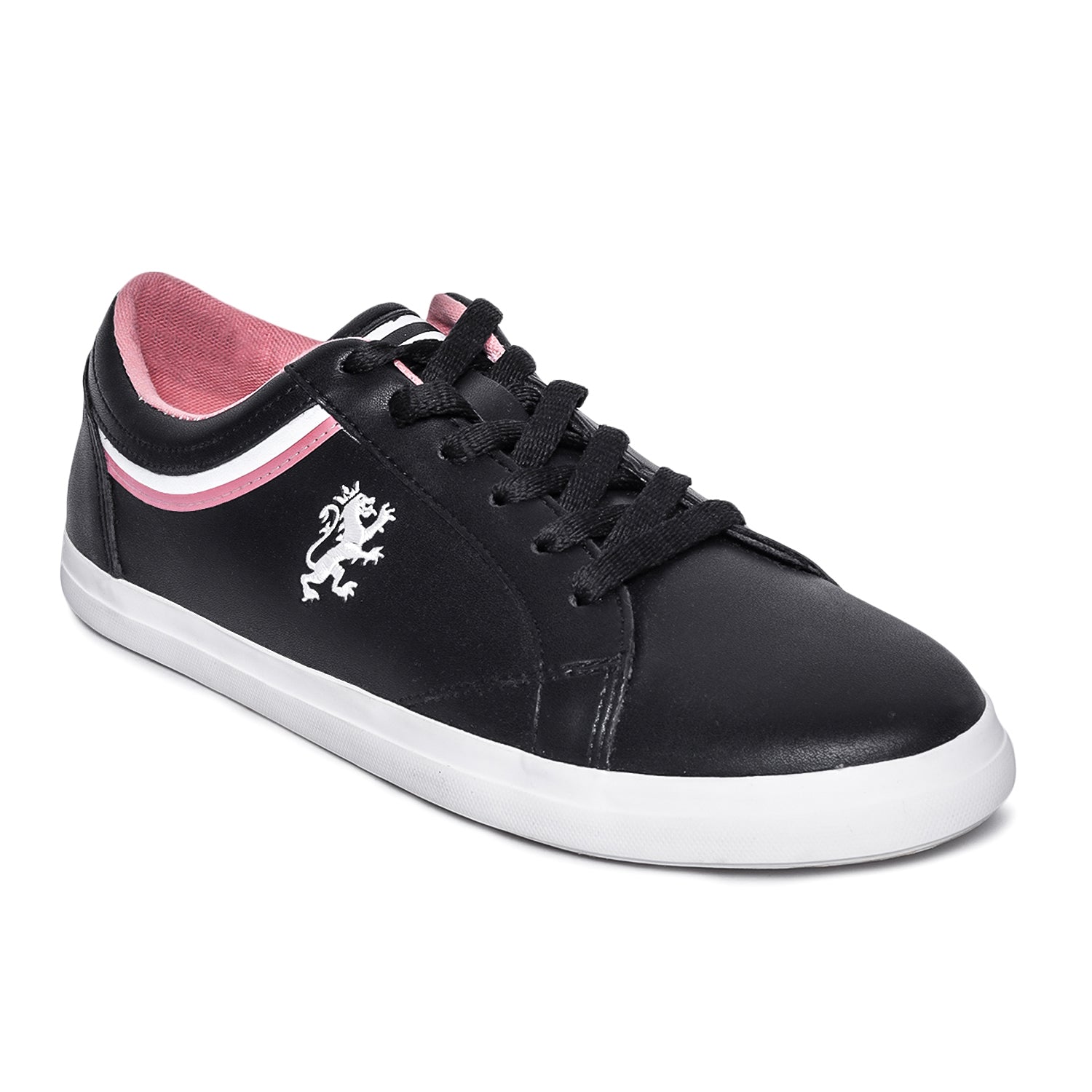 Women Black Sneakers Redtape