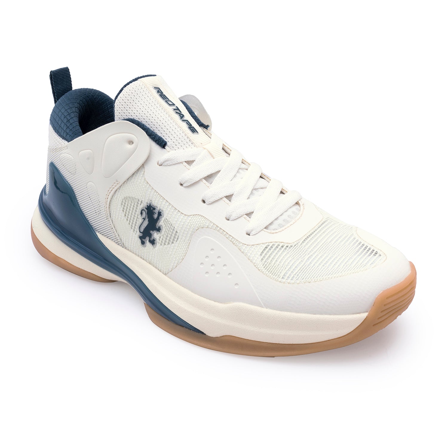 Lifestyle Red Tape Men's White Blue Sneakers - Image 1