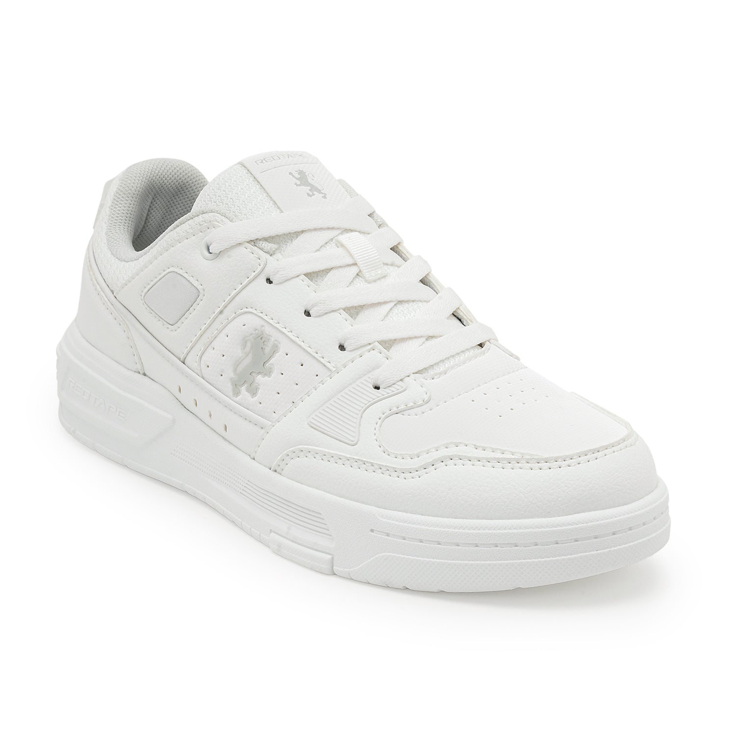 Red Tape Men's White Low Cut Lifestyle Sneakers