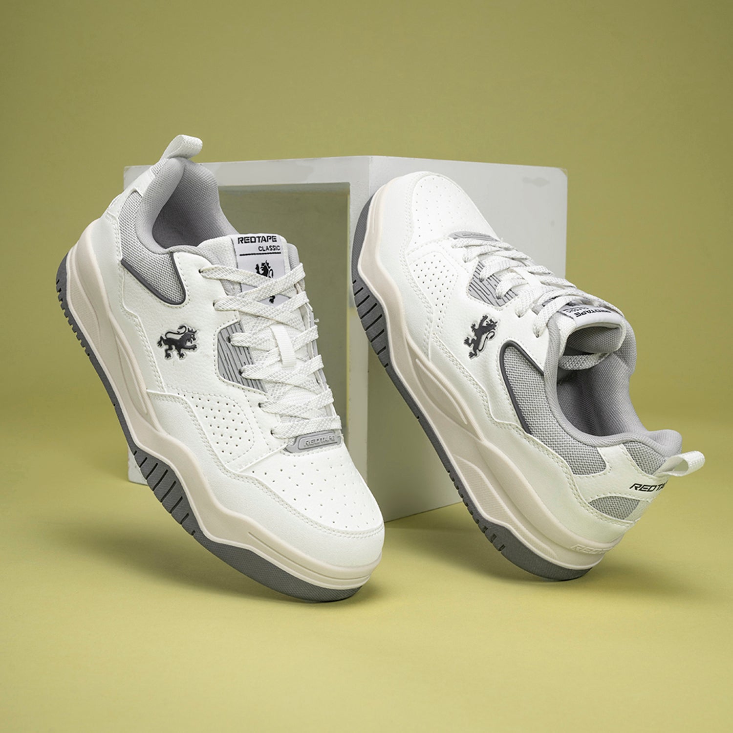 White Redtape Shoes Ajio Ajio Bond Street By Red Tape Sports Shoes