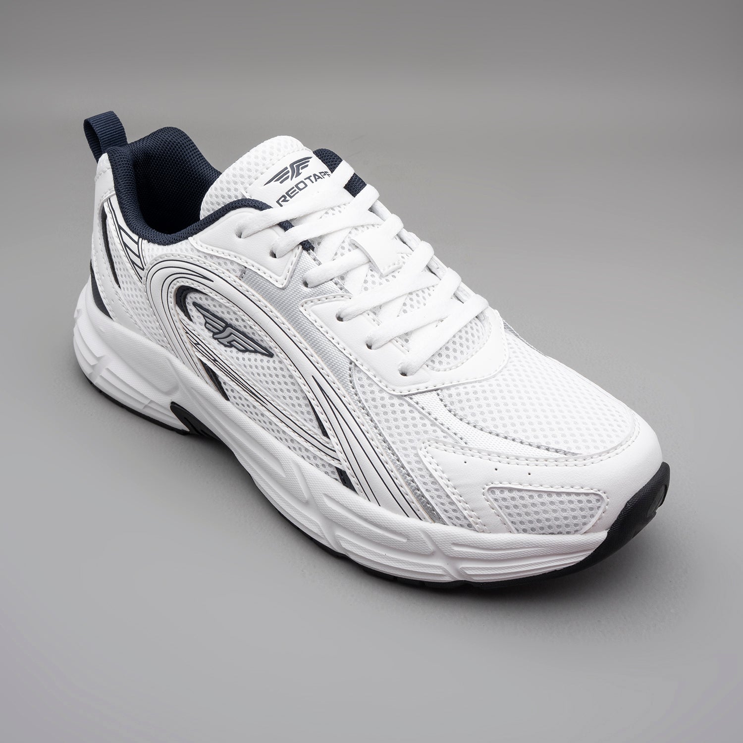 Lifestyle Men's White Blue Casual Shoes - Image 1