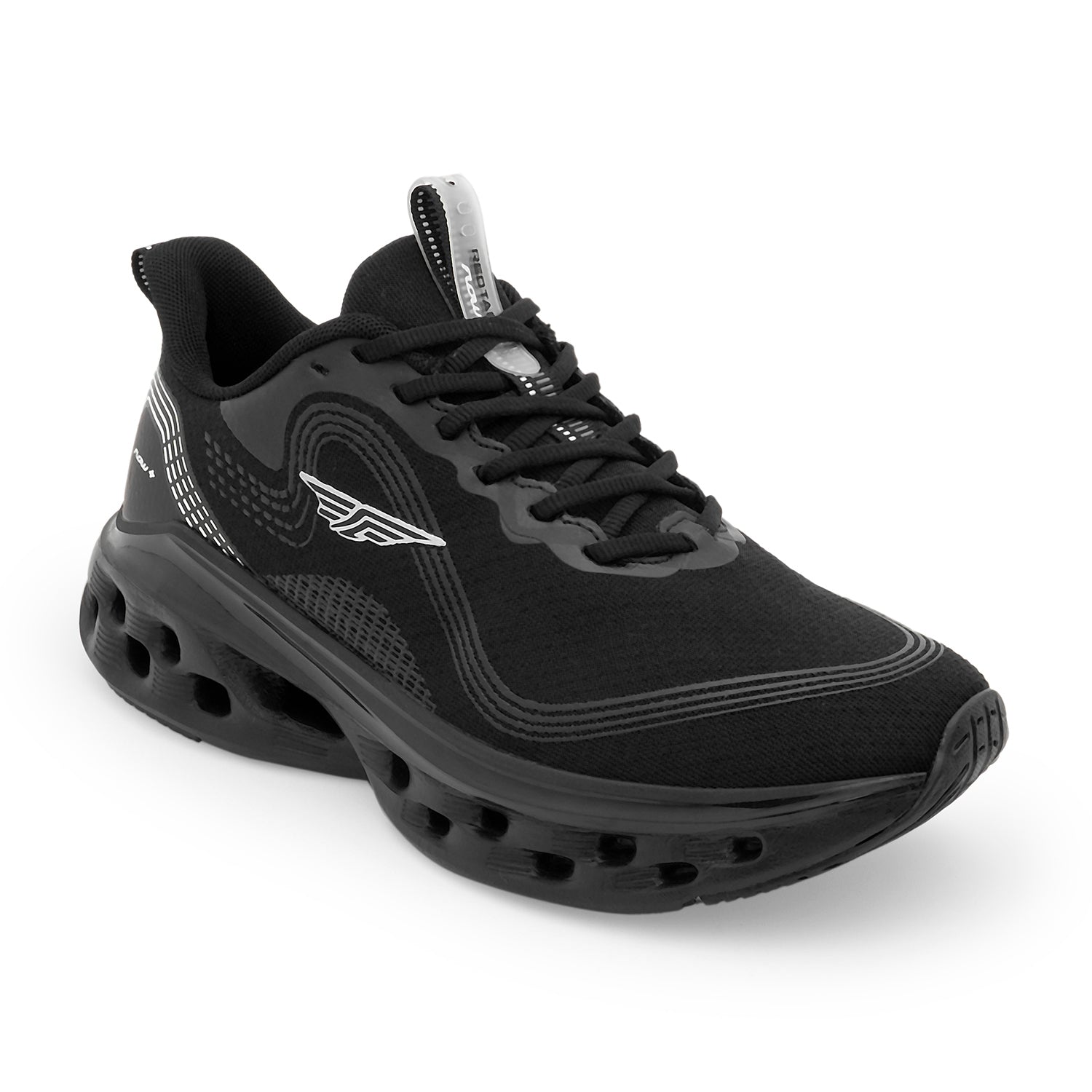 Red Tape Men's Black Athleisure Sports Shoes