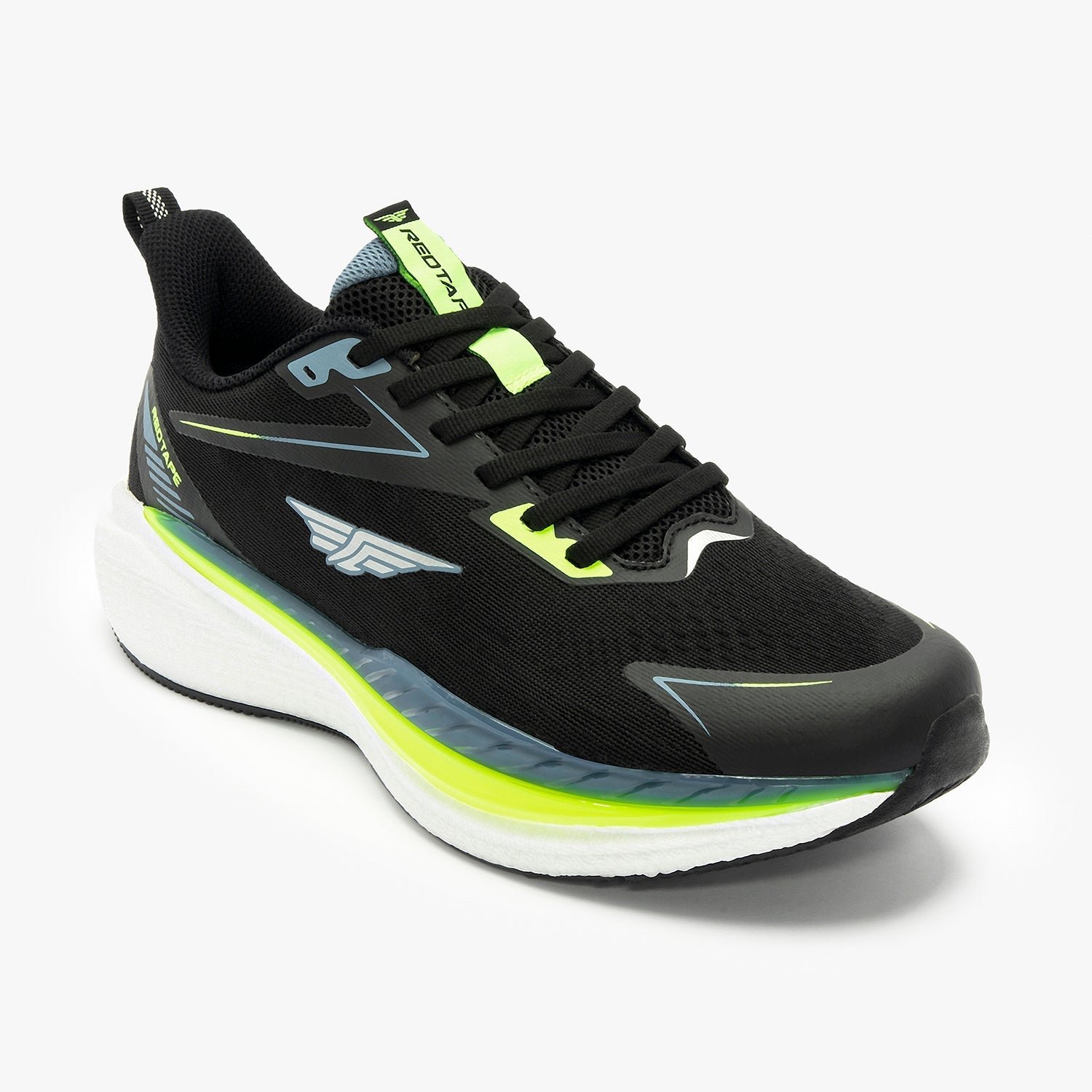 Red Tape Sports Shoes for Men in Black White