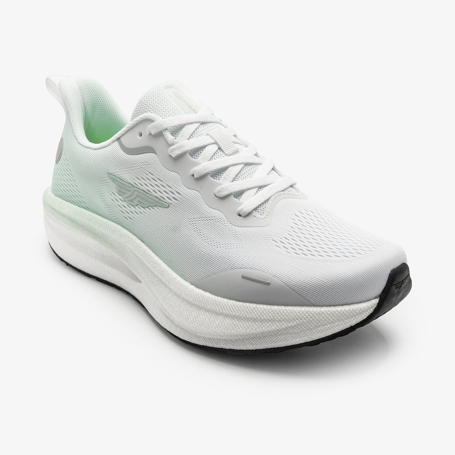 Red Tape Drift+ Sports Shoes for Men in White Sea Green - Image 1
