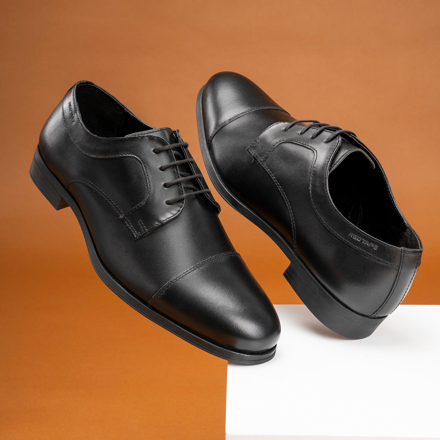 Formal Derby Shoes for Men Real Leather Shoes With Slip-on
