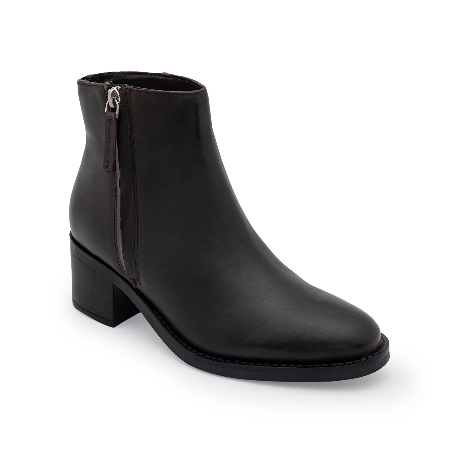 flat dress boots women Comfortable Stitching Lace-up 40 / Brown The Best Retro Leather Shoes website for Women. Flat Black Boots | DuoBoots
