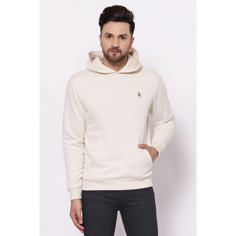 Men's Dull Off White Hoodies Redtape