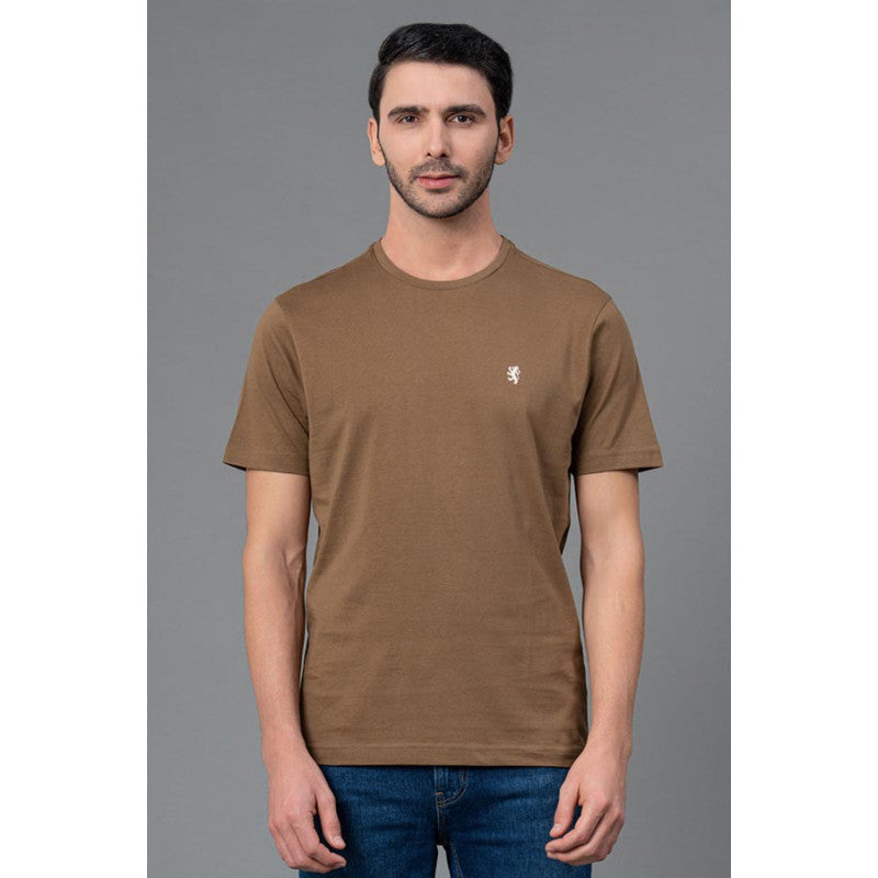 Brown Casual T-Shirt for Men Redtape - Main Image