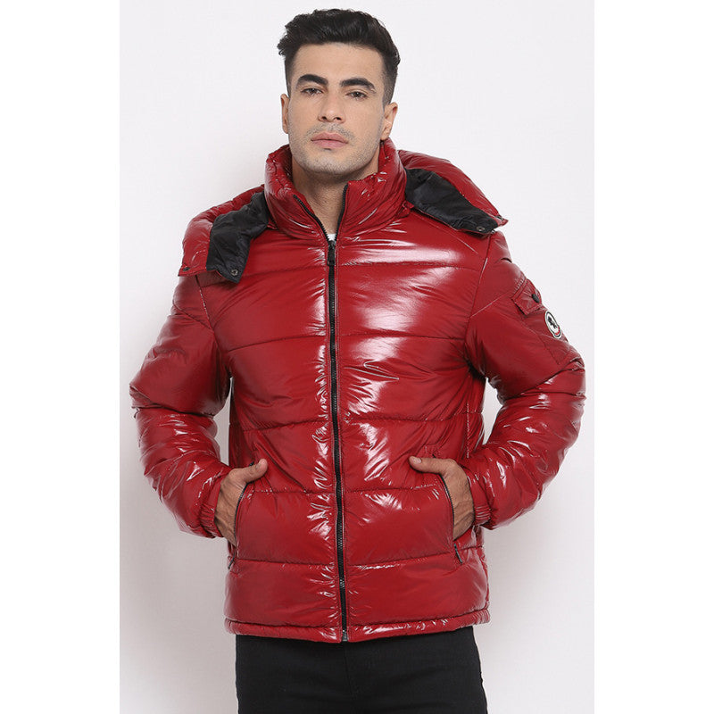 Men's Maroon Jacket Redtape