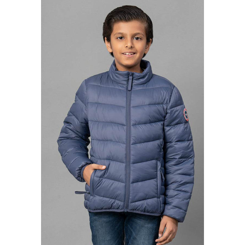 Kids Unisex Space Blue Padded Jacket Redtape - Main Image