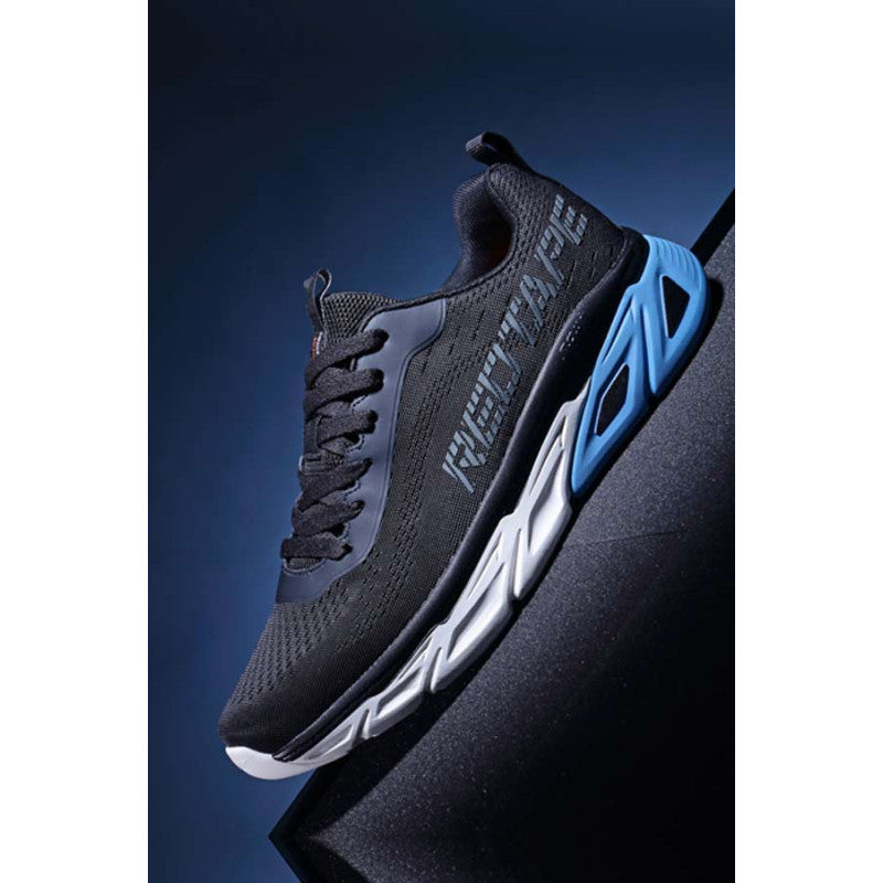 Men Black Walking Shoes Redtape