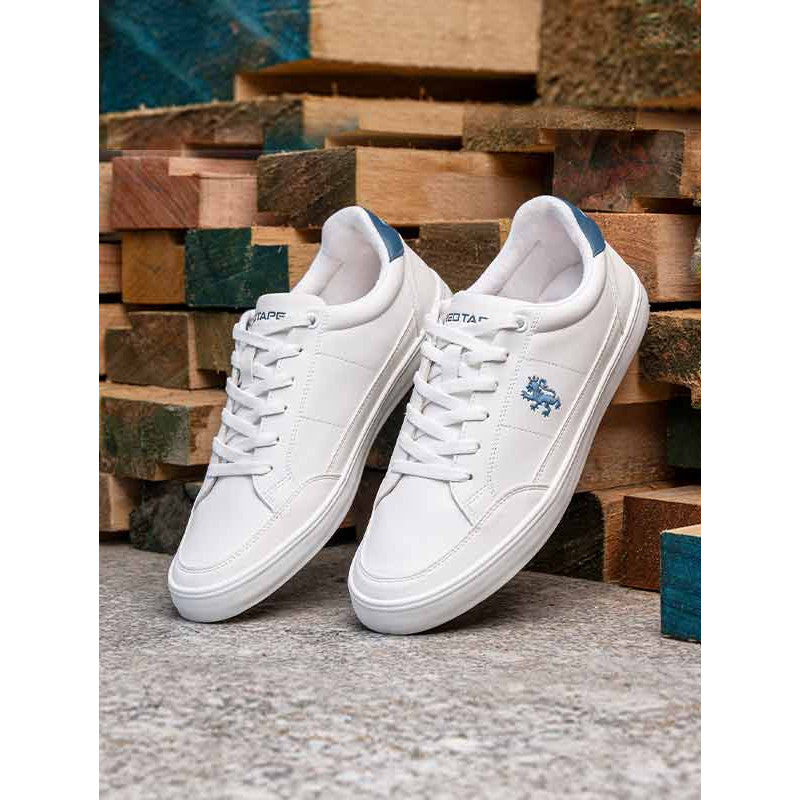 Blue and white shops casual shoes