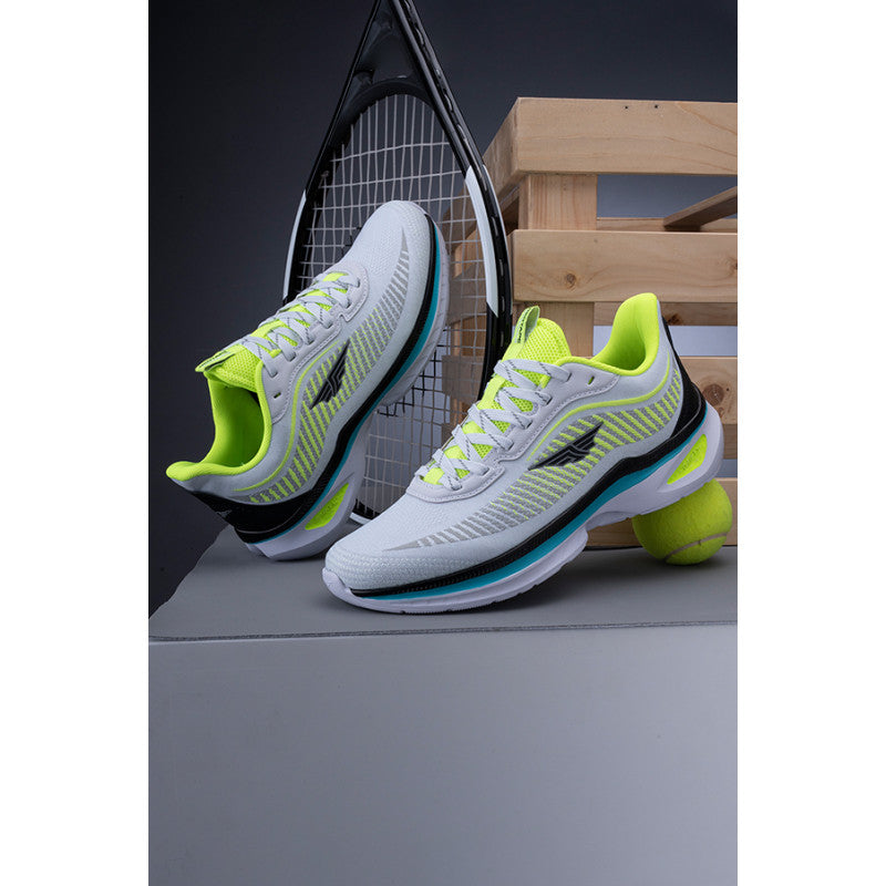 Men's White Neon Walking Shoes Redtape