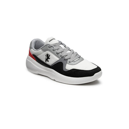 RedTape Men's White/Red Sneakers