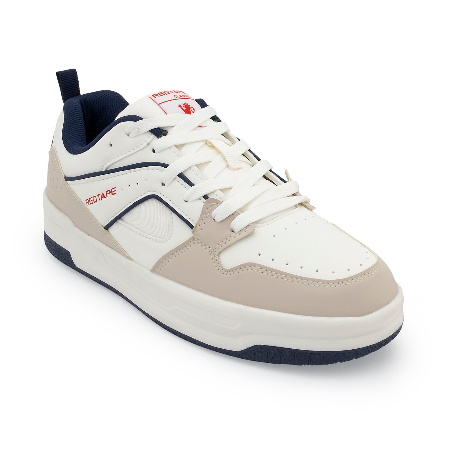 Beige/Navy