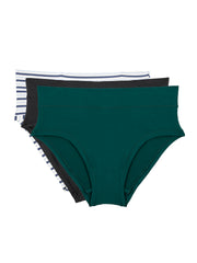 Black White Sea Green