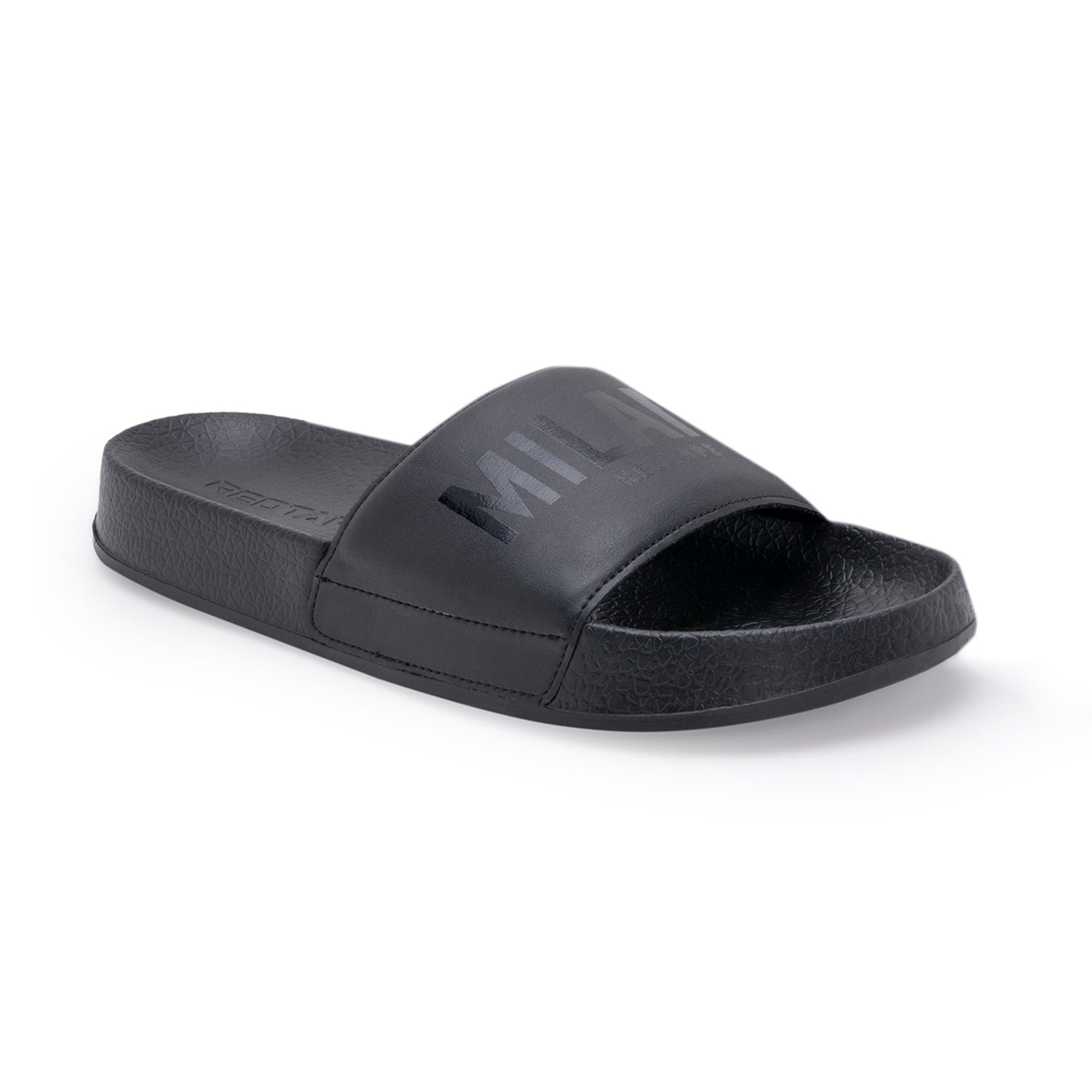 Mens Sliders in Black | Casual Pool Sliders