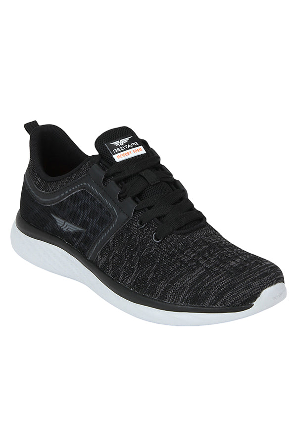 Men Black Walking Shoes