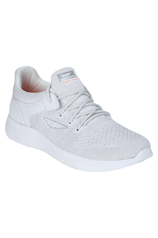 RedTape Men White Walking Shoes