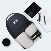 Navy/Beige