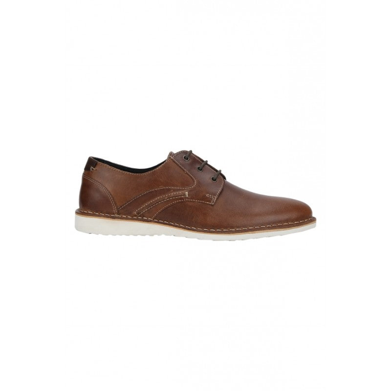 RedTape Men Tan Derby Shoes