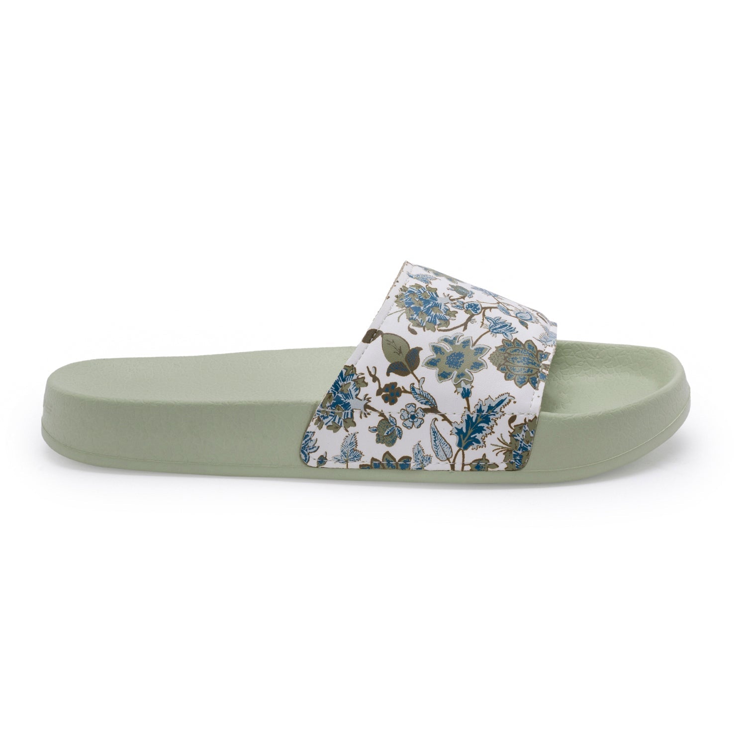 Womens Sliders in Sage Green | Casual Pool Sliders