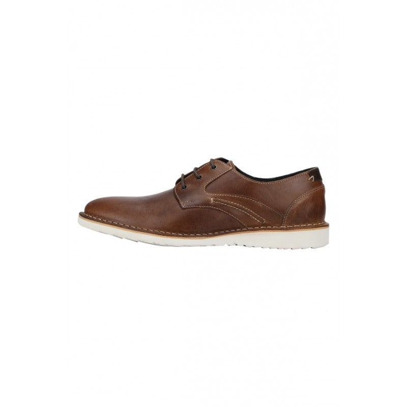 RedTape Men Tan Derby Shoes