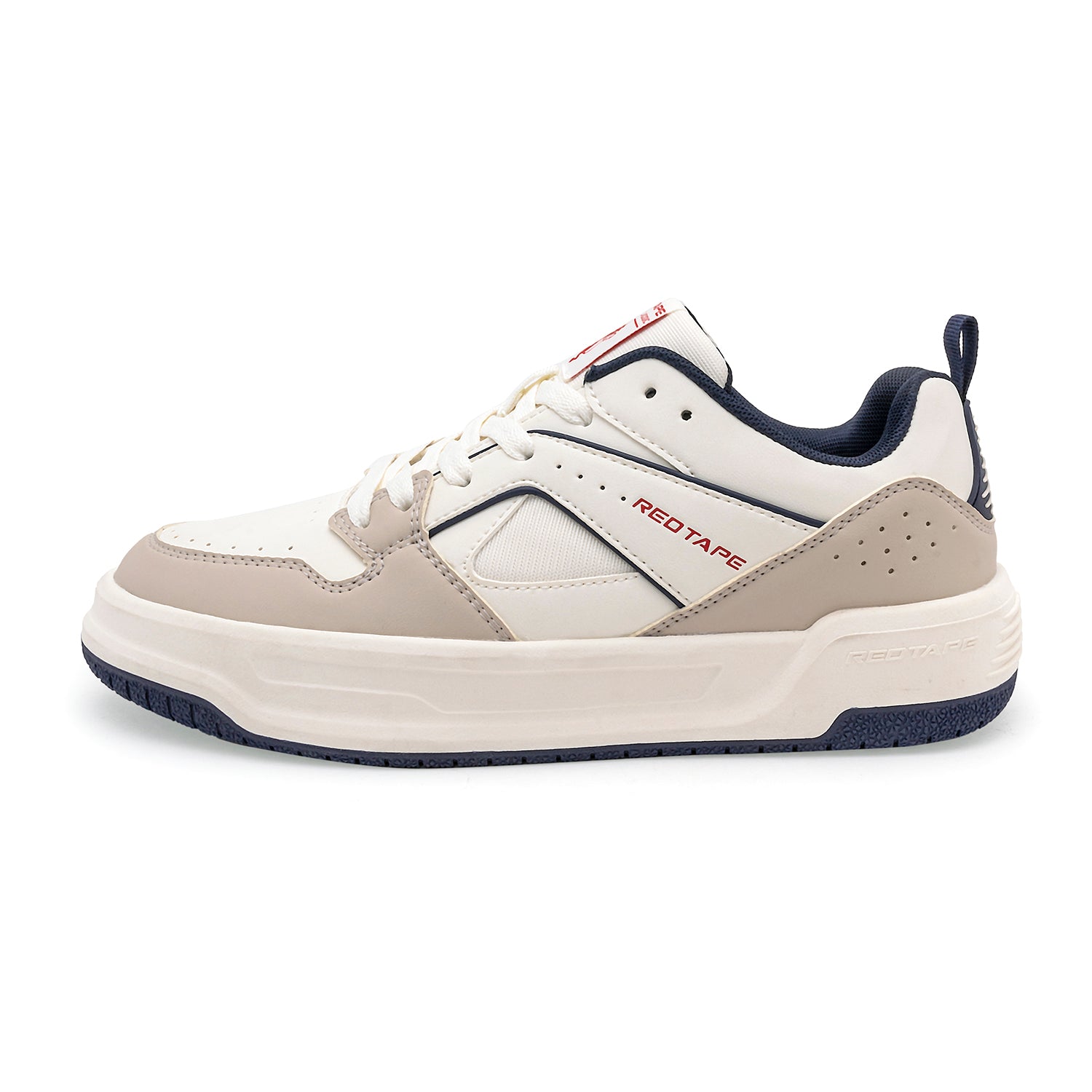 Beige/Navy