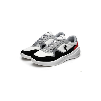 RedTape Men's White/Red Sneakers