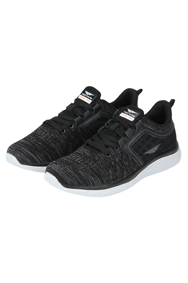 Men Black Walking Shoes
