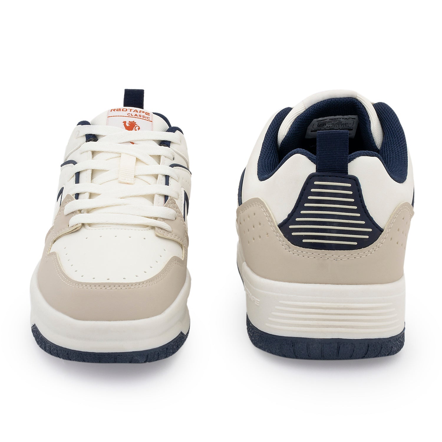 Beige/Navy