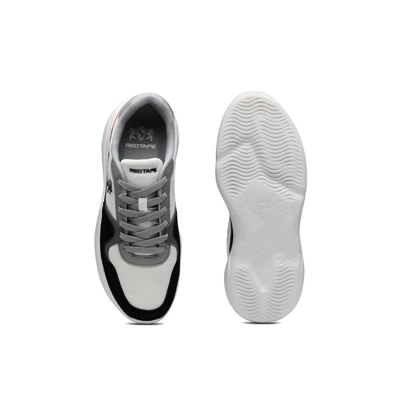 Men's White/Red Sneakers