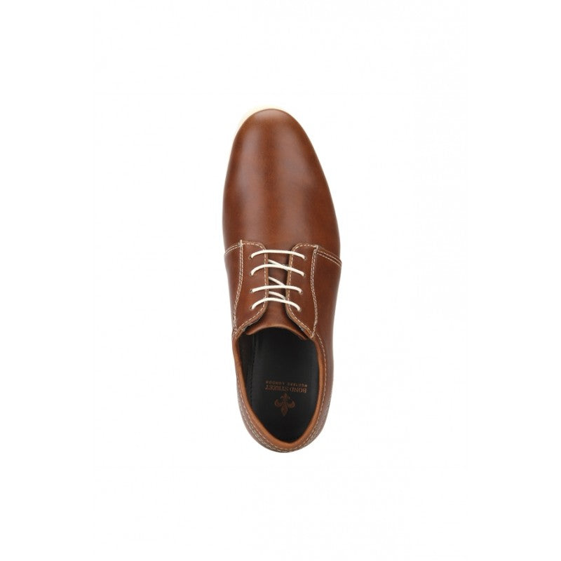 Men Tan Derby Shoes