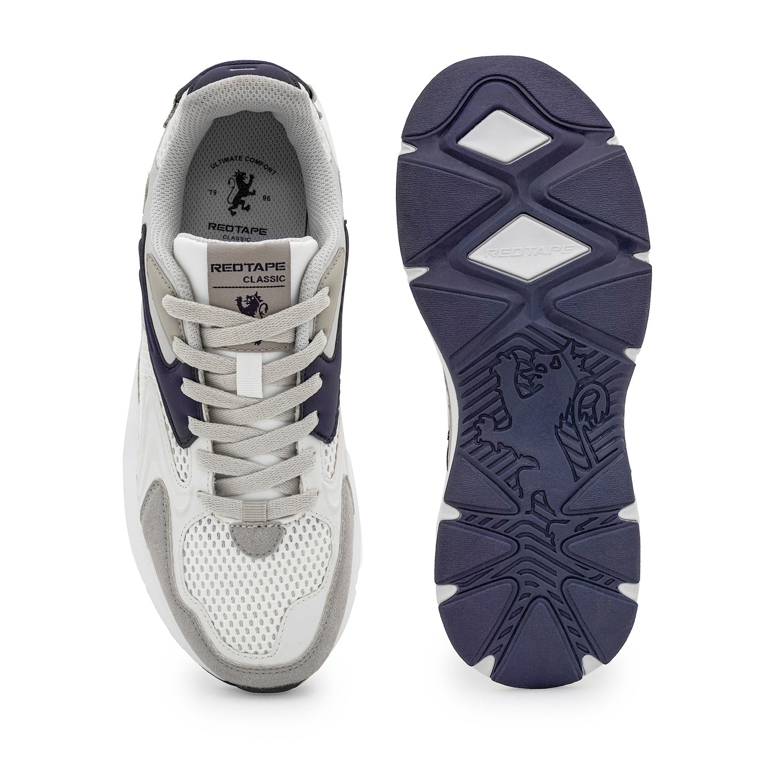 White/Navy