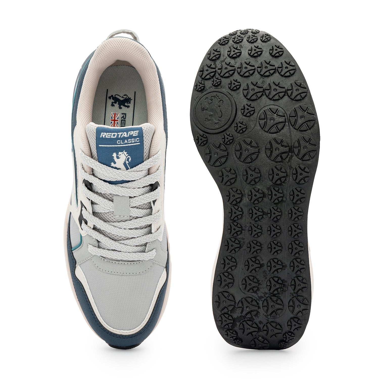 Beige/Navy