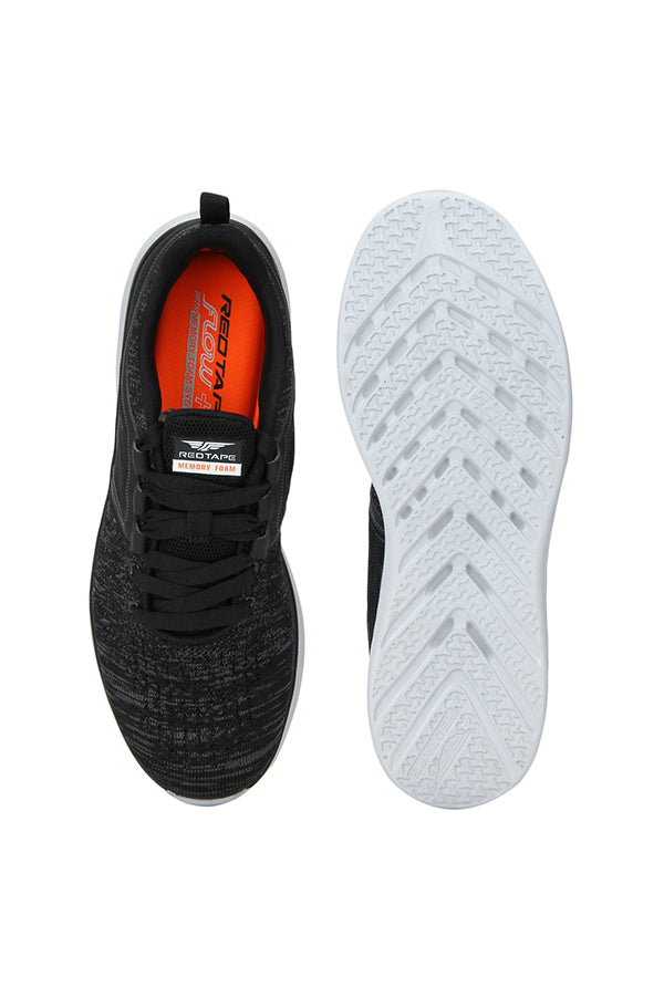 Men Black Walking Shoes