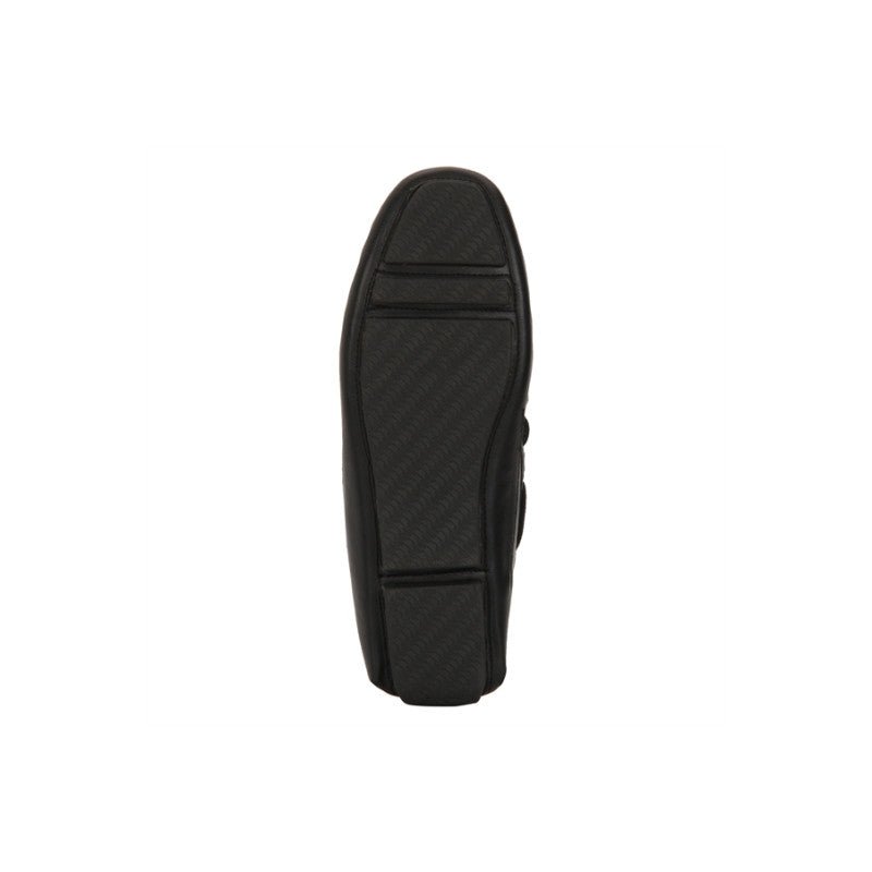 Men Black Boat Shoes