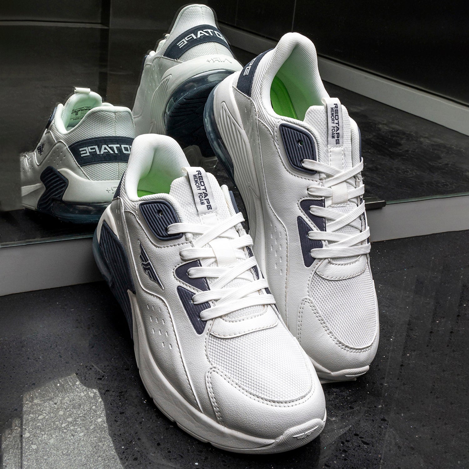 White/Navy