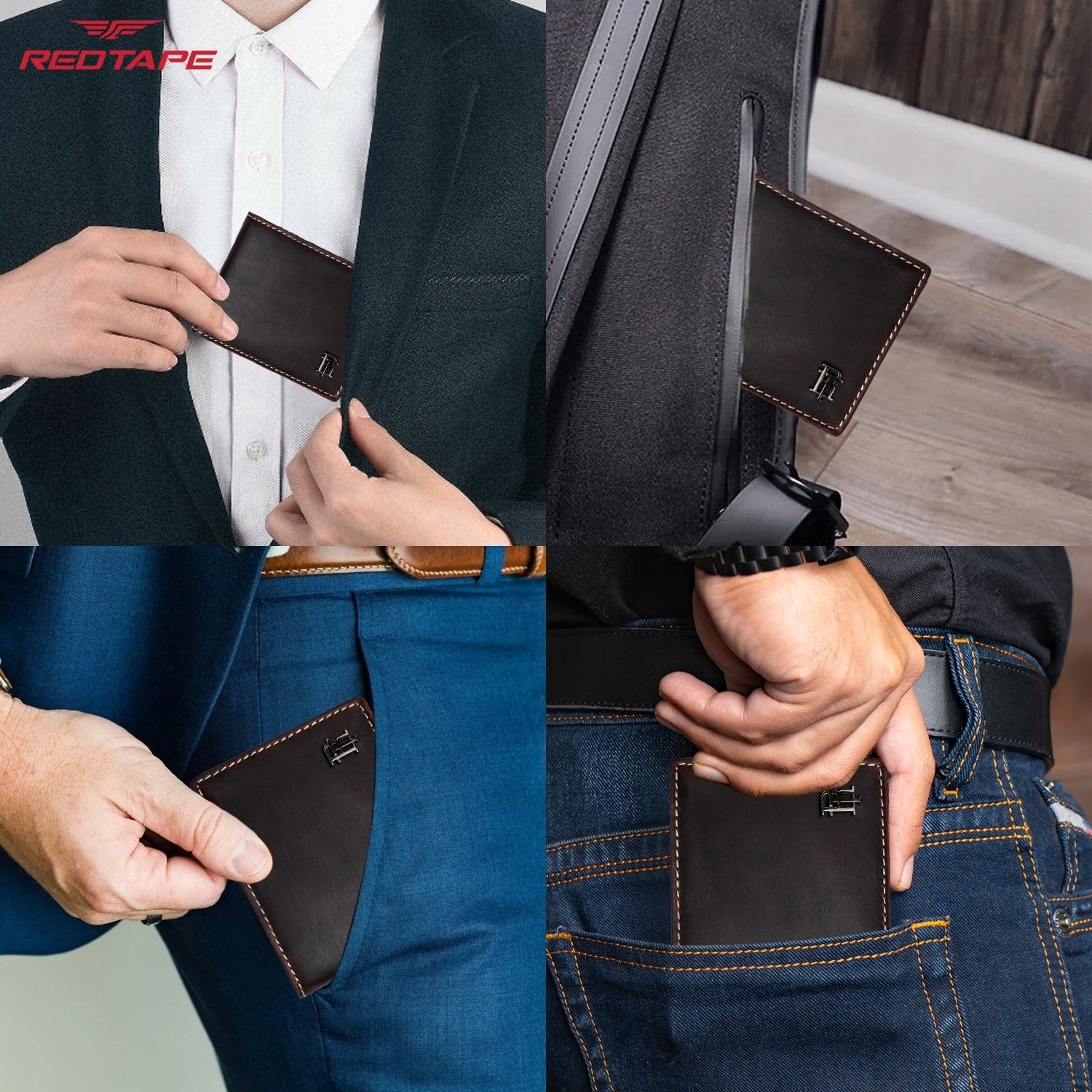 Brown Mens Leather Wallet