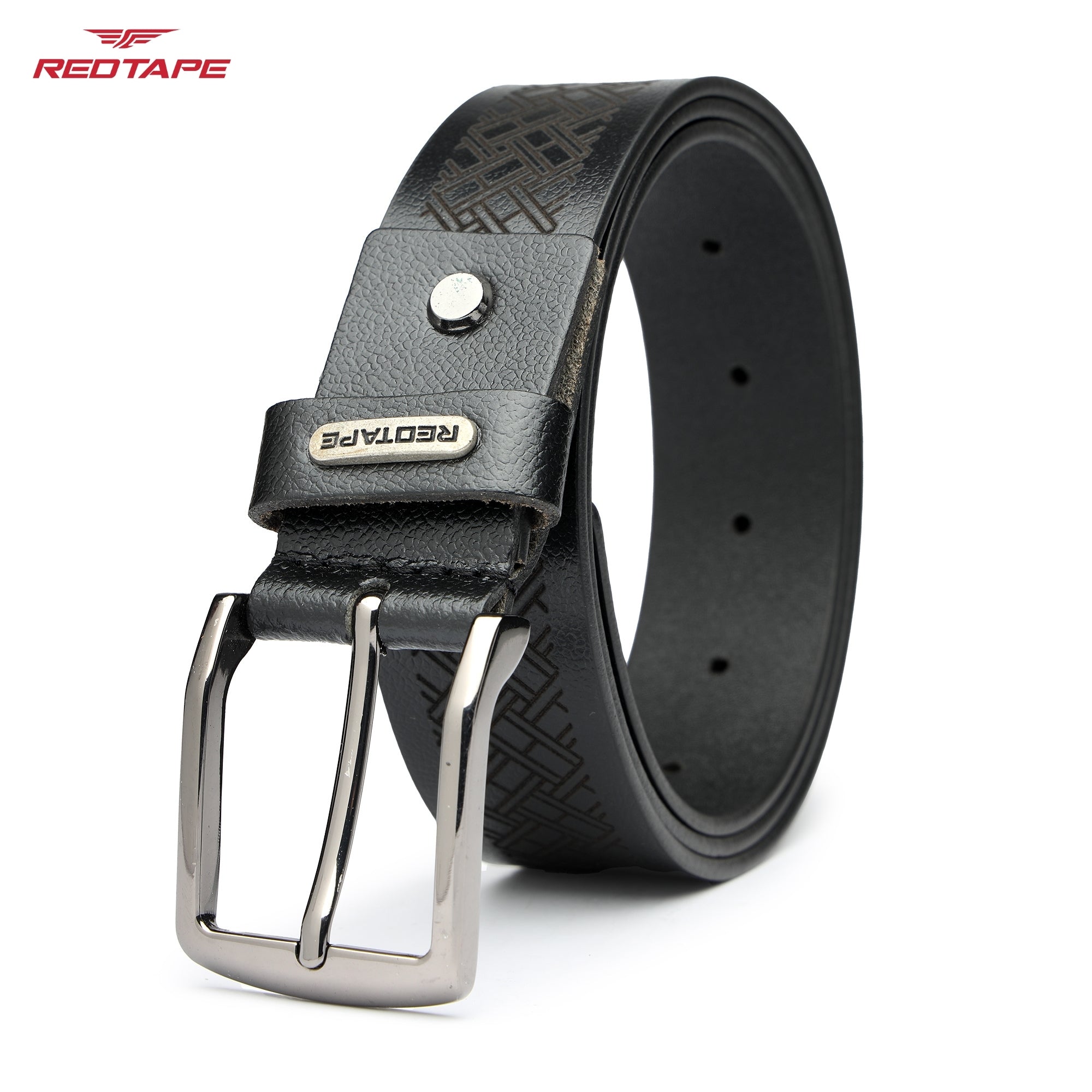 Black Genuine Leather Belt for Men