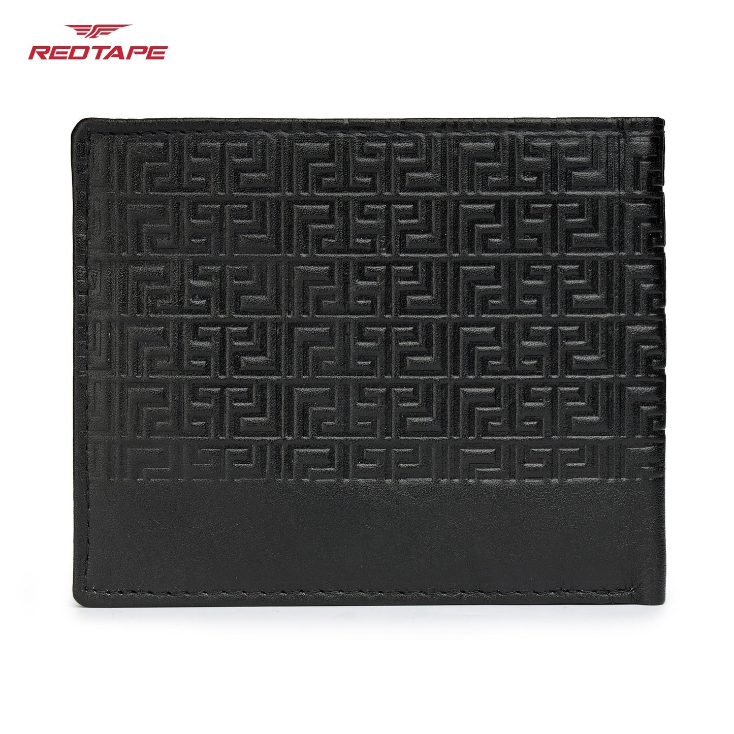 Black Genuine Leather RFID Blocking Wallet for Men