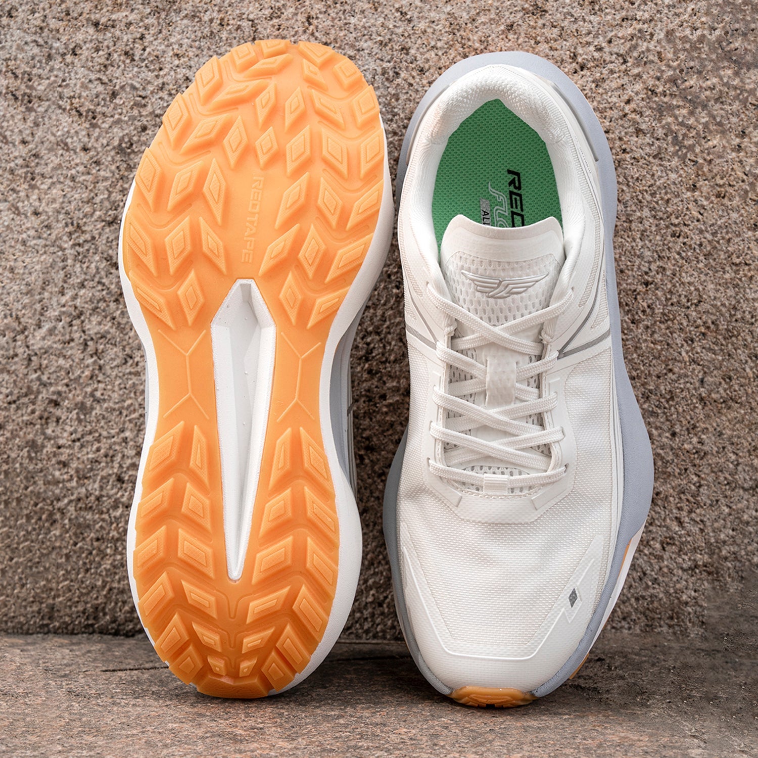 White/Orange