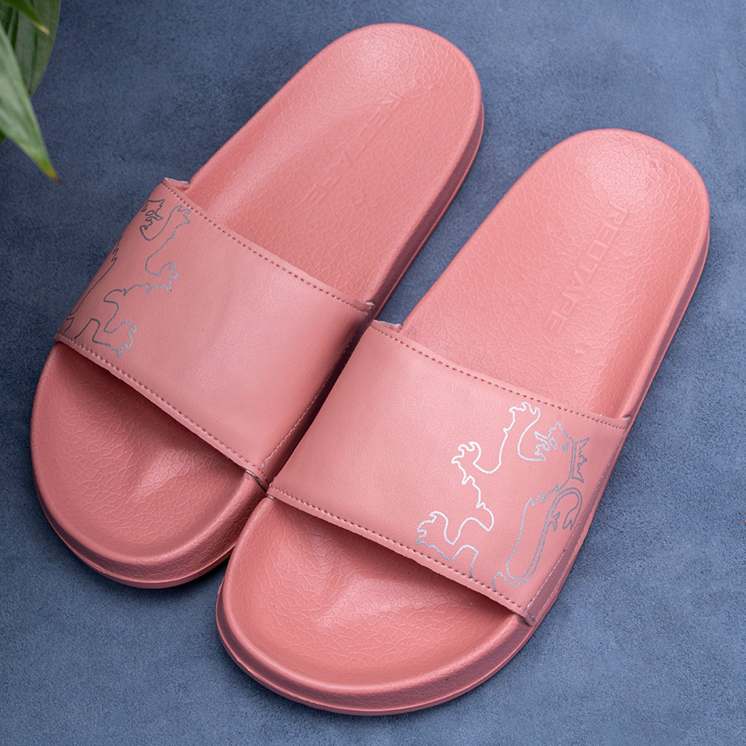 Womens Sliders in Lush Pink | Casual Pool Sliders